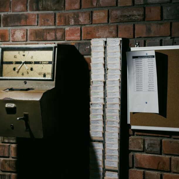 employee time clock office