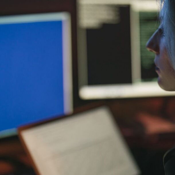 corporate cybersecurity office computer