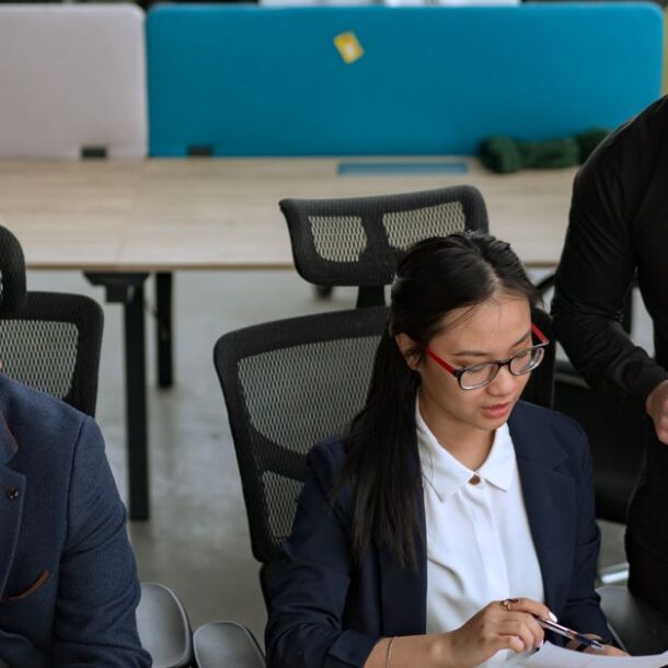 corporate cybersecurity office team